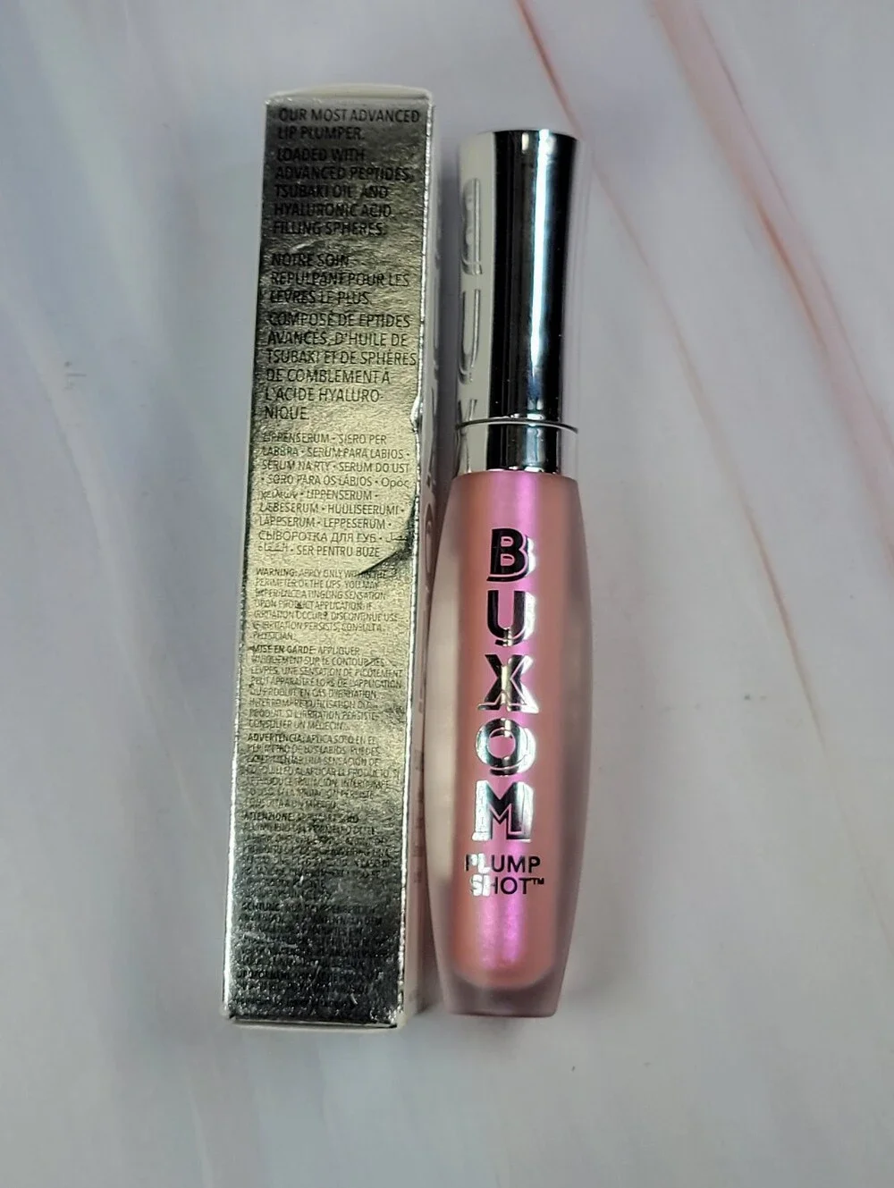 Buxom Plump Shot Peptide Lip Serum Multichrome Tint BNIB